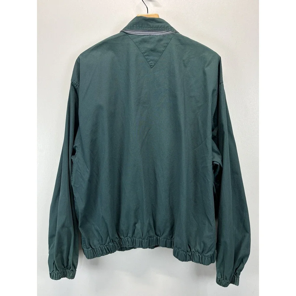 Vtg Disney Originals Mickey Mouse Jacket Sz X-Large Mens Green Y2K Embroidered